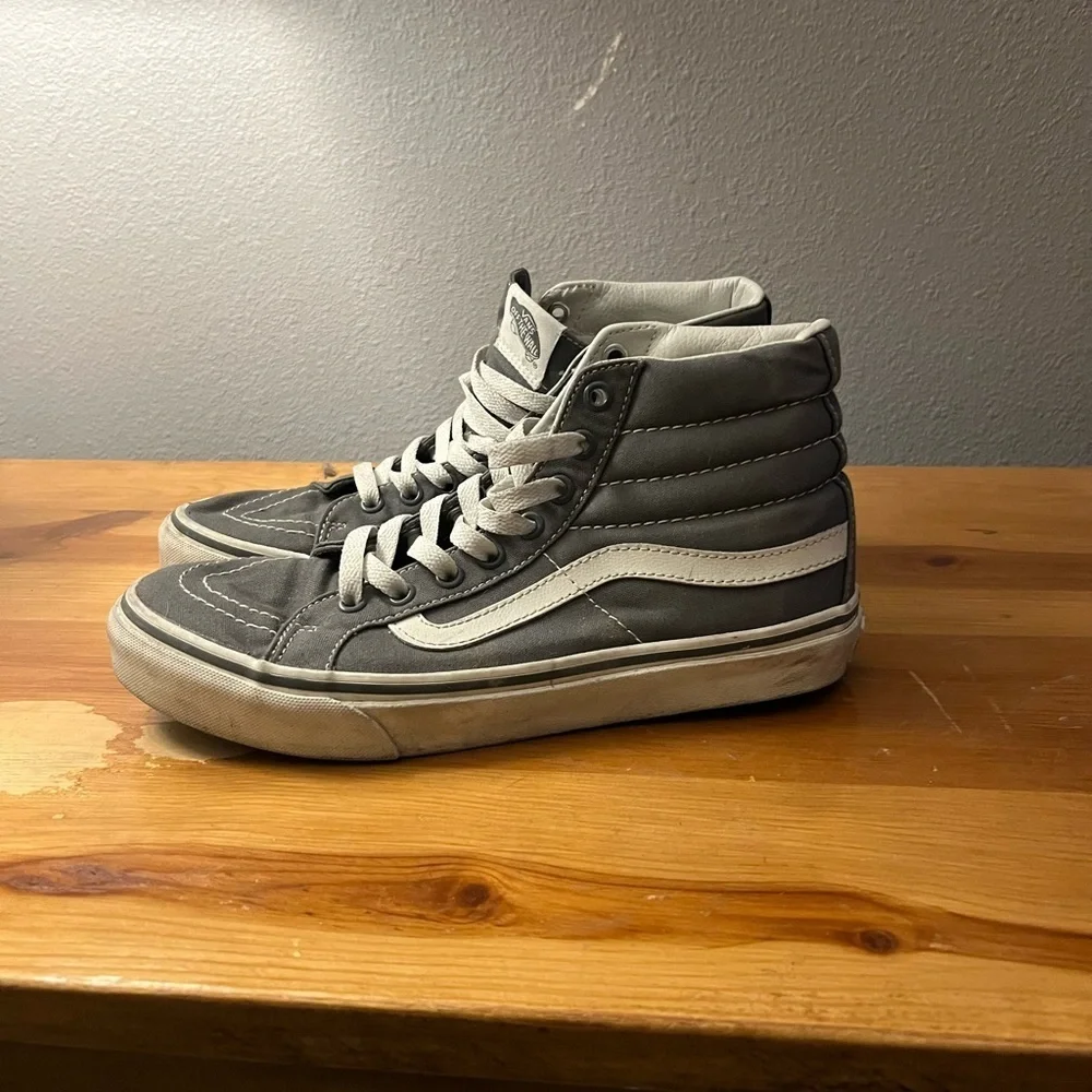 Vans Gray High-Top Sneakers
